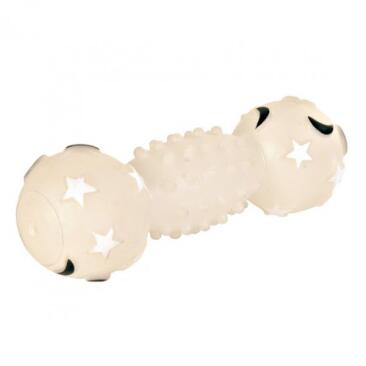 Игрушка виниловая TRIXIE для собаки Гантель со звуком 18см.