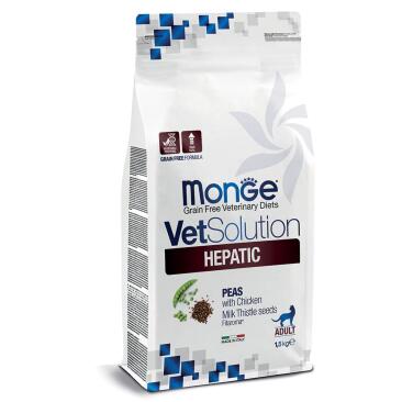 1,5кг Корм Monge VetSolution Cat Hepatic Ветеринарная диета для кошек с заболеваниями печени