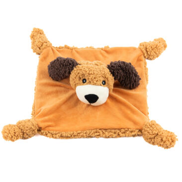 Игрушка AROMADOG Rescue Собачка-плед для собак с пищалкой Рыжая, 30см