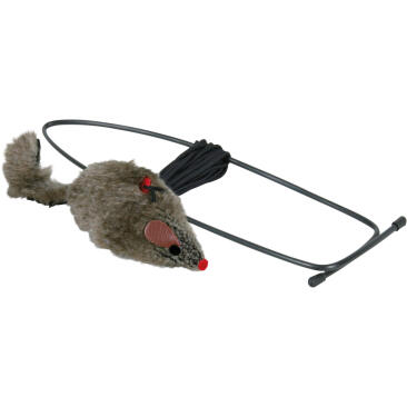 Дразнилка TRIXIE для кошек в виде Мышки с креплением на дверной проём, 8см/190см