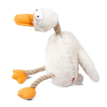 Игрушка Gigwi "Утка с пищалкой" для собак, 36см