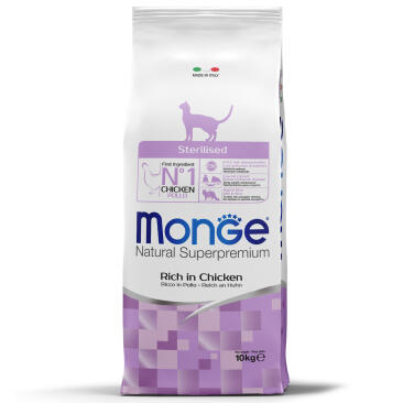 Корм в развес Monge Cat Sterilized для стерилизованных кошек с Курицей, 1кг