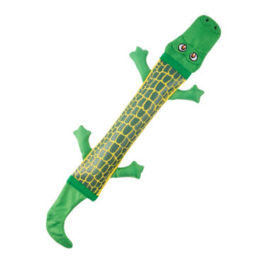 Игрушка Mr.Kranch Крокодил с пищалкой для собак Зеленая, 65см