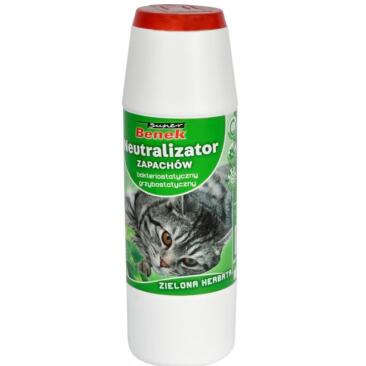 Нейтрализатор Super Benek запаха домашних животных Зелёный чай, 500г