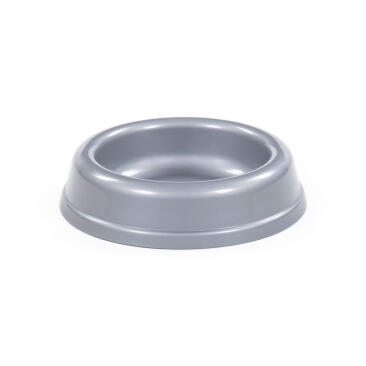 Миска круглая Полесье для кошек и собак Серо-Синяя, 0,125л