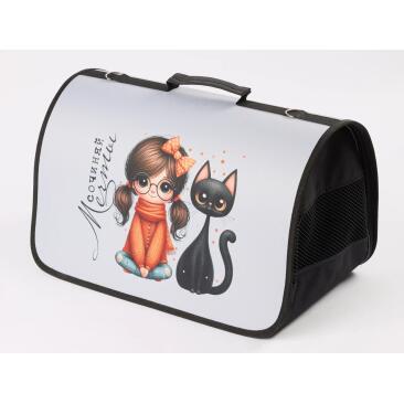 Сумка-переноска LOORI "Сочиняй мечты"  46*28*29см