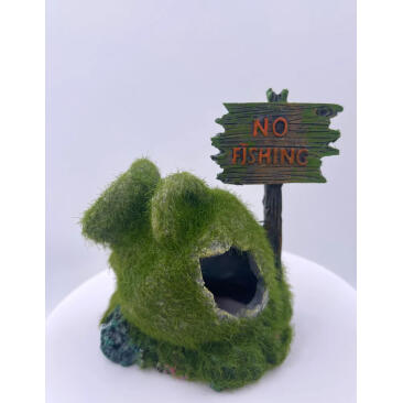 Декорация Marlin Aquarium "Рыбалка запрещена, кувшин" для аквариума, 9,4*6*9,5см