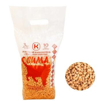 Наполнитель древесный Сима, 3кг