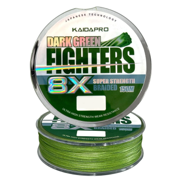 Шнур плетеный KAIDA Pro Fighters 8x150м 0,40мм, Green