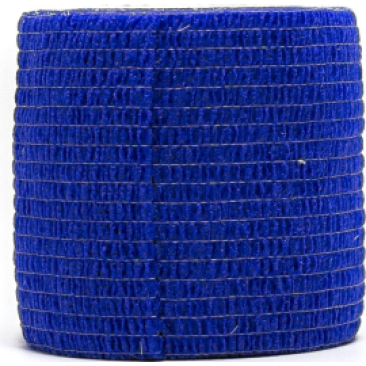 Бинт ГОРЬКИЙ VETЗАБОТА ветеринарный самофиксирующийся Синий, 5см*4,5м