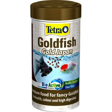 Корм Tetra Goldfish Gold Japan для золотых рыбок в виде гранул-шариков, 250мл
