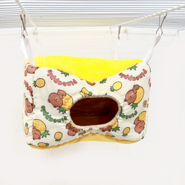 Домик LOORI "Ананас" прямоугольный для грызунов, 19*19*12см