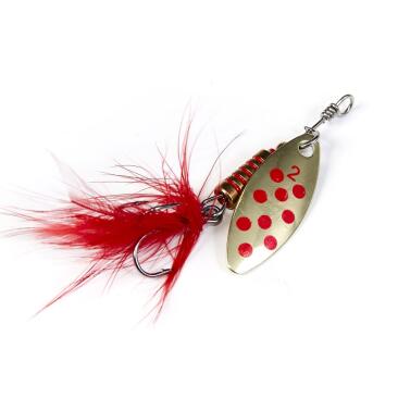 Блесна вращающаяся Lucky John SPIN X LONG 02 GR, 4г