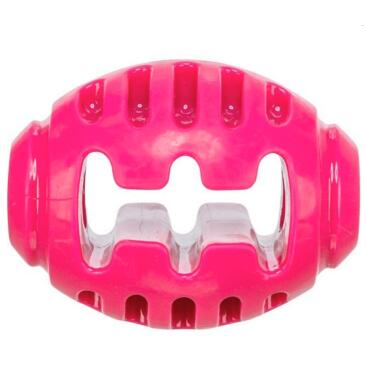 Игрушка Trixie для собак "Мяч для регби" Розовый, 8,5см