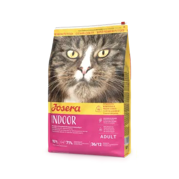 2кг Корм Josera Indoor (Adult 36/12) беззерновой для стерилизованных кошек с домашней Птицей, рыбой и чечевицей