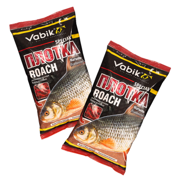 1+1 Прикормка VABIK SPECIAL Плотва Мотыль, 1кг