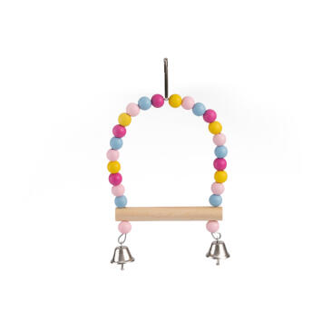 Качели WOGY для птиц с колокольчиками, 12*12,5см