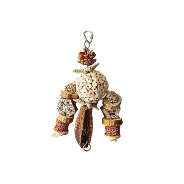 Игрушка BONITAPET для птиц "Лесник", 18*10см