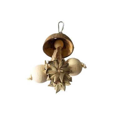 Игрушка BONITAPET для птиц "Гриб", 15*11см