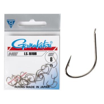 Крючки Gamakatsu HOOKS BRONZE LS-1810B №8, 25шт