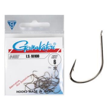 Крючки Gamakatsu HOOKS BRONZE LS-1810B №6, 25шт
