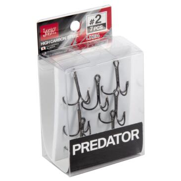 Крючки-тройники Lucky John PREDATOR серия LJH234 002, 7шт