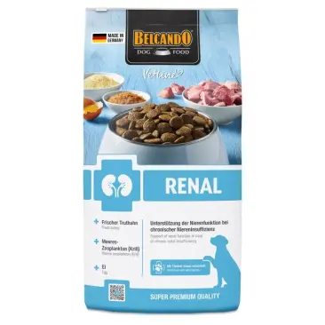 7,5кг Корм Belcando Vetline Renal ветеринарная диета для взрослых собак, поддерживающая функцию почек при хронической почечной недостаточности