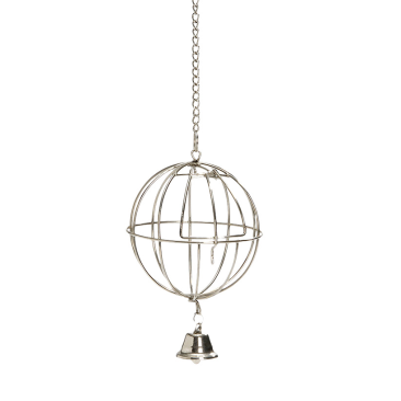 Шар-кормушка Beeztees для кроликов с дверцей и колокольчиком 8см