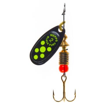 Блесна вращающаяся Mepps BLACK FURY Chart №02 4,5гр NR (черный/зел)