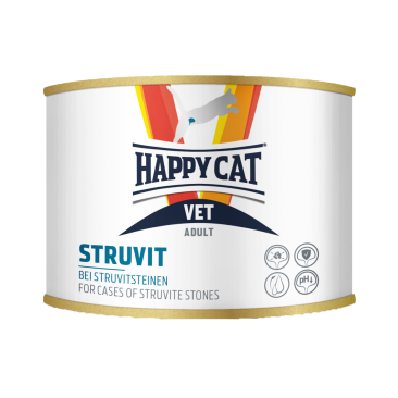 200г Консервы Happy Cat VET Struvit Adult Ветеринарная диета для кошек со струвитным уролитиазом с Курицей и свининой
