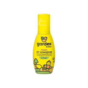 Аэрозоль Gardex Baby от клещей и комаров на одежду, 100мл