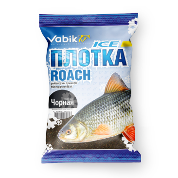 Прикормка Vabik ICE Плотва Зимняя Черная 750гр
