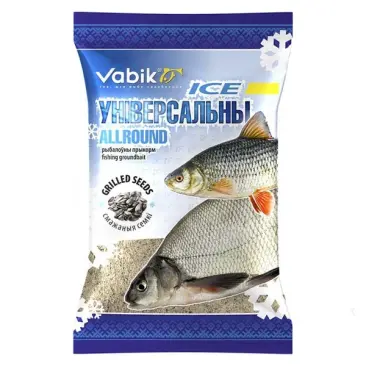 Прикормка Vabik ICE Универсальная Зимняя Жареные семечки 750гр