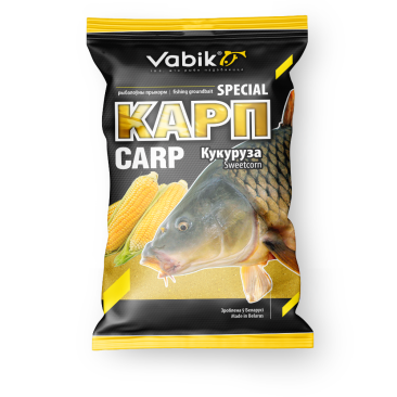Прикормка VABIK SPECIAL Карп Кукуруза 1кг