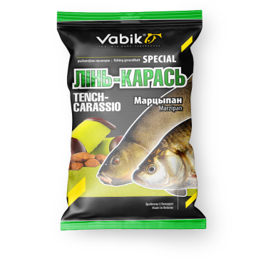 Прикормка VABIK SPECIAL Линь-Карась Марципан зеленый 1кг