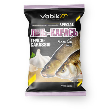 Прикормка VABIK SPECIAL Линь-Карась Чеснок 1кг