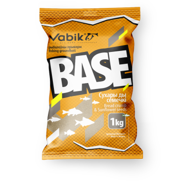 Прикормка VABIK BASE Сухари Семечки 1кг
