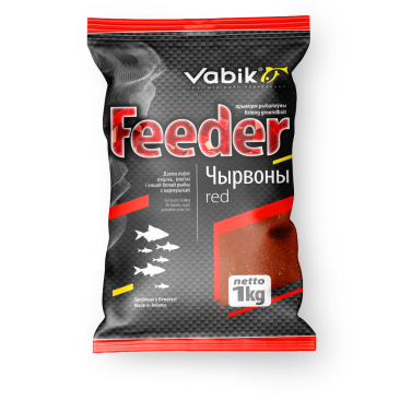 Прикормка Vabik FEEDER Красный 1кг
