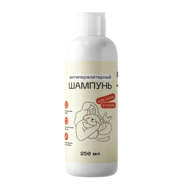 Шампунь Muzzle антипаразитный для животных, 250мл