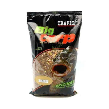TRAPER прикормка BIG CARP 1кг Большой Карп Клубника