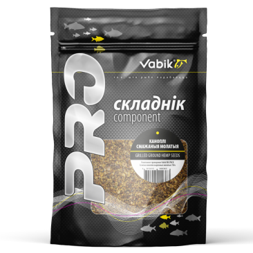 Компонент прикормки Vabik Big Pack Семена конопли жареные молотые, 750г