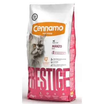 1,5кг Корм Cennamo Prestige Cat Adult Manzo для взрослых кошек с Говядиной
