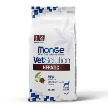 2кг Корм Monge VetSolution Dog Hepatic Ветеринарная диета для собак с заболеваниями печени