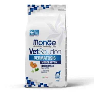 2кг Корм Monge VetSolution Dog Dermatosis Ветеринарная диета для собак с заболеваниями кожи