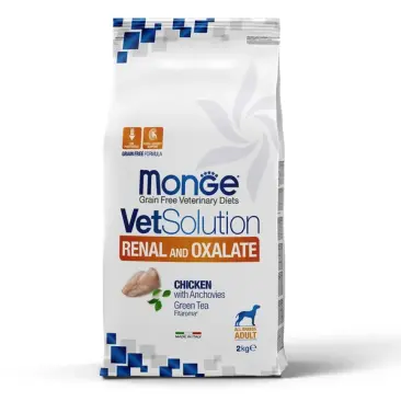 2кг Корм Monge VetSolution Dog Renal Oxalate Ветеринарная диета для собак с почечной недостаточностью, профилактика МКБ оксалатного типа