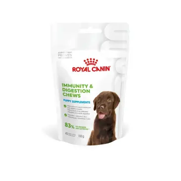 100г Лакомство Royal Canin Dog Immunity&Digestion Puppy для щенков для улучшения пищеварения и укрепления иммунитета