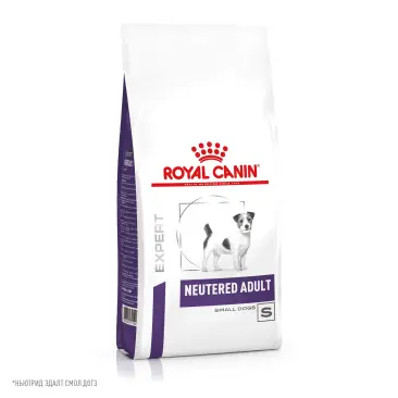 0,8кг Корм ROYAL CANIN Neutered Adult Small Dog для стерилизованных собак мелких пород, весом до 10кг