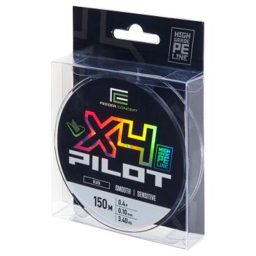 Плетенка Feeder Concept Pilot х4 Braid Black 150м 0,10мм