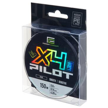 Плетенка Feeder Concept Pilot х4 Braid Black 150м 0,14мм