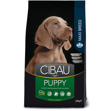 12кг Корм Farmina Cibau Puppy MAXI для щенков крупных пород, беременных и кормящих собак